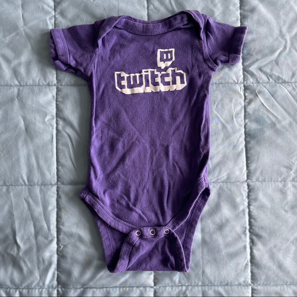 0-3 months Twitch onesie